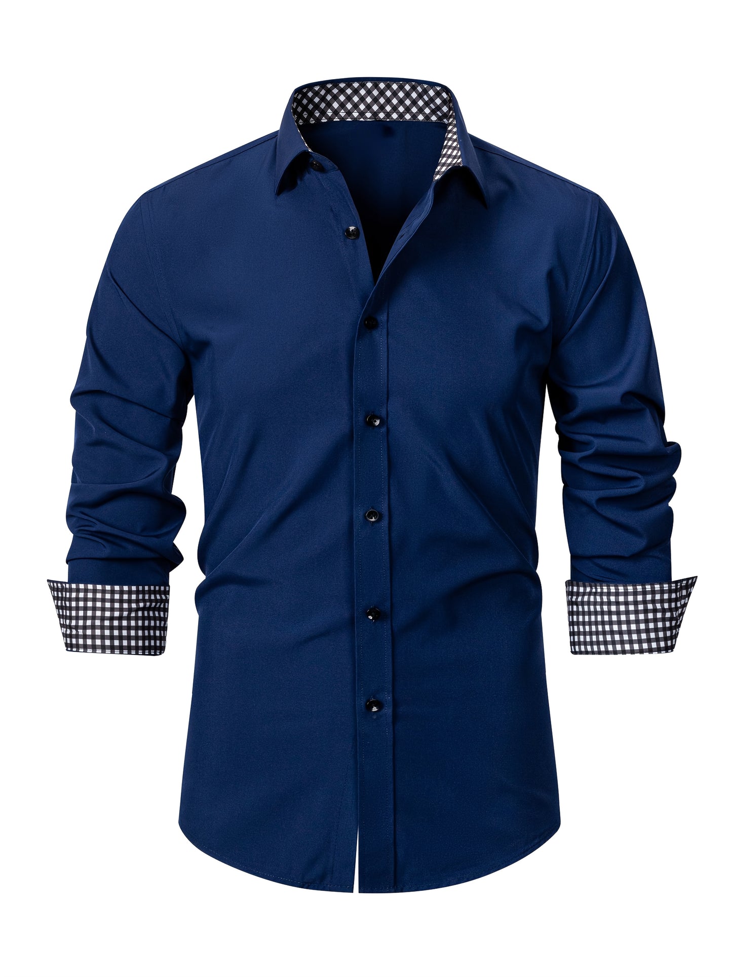 Men’s Shirt with patchwork-design