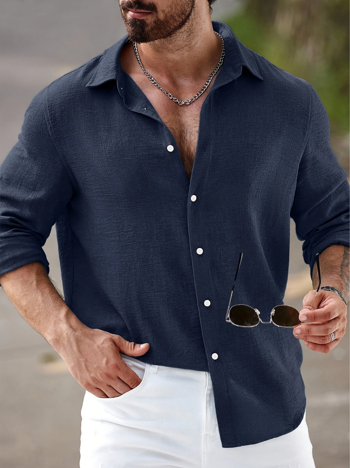 Men’s Shirt Casual Design Long sleeved